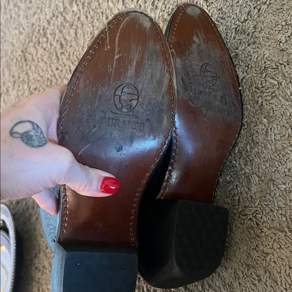 Durango Black Western Boots - Picture 2 of 3